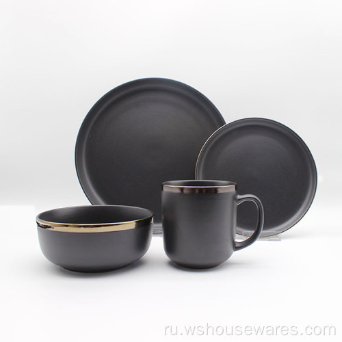 Высококачественные фарфоровые керамические наборы керамической посуды